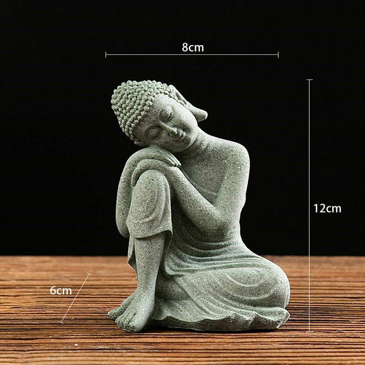 Estatua tibetana de meditación, contemplación, Buda, serenidad, compasión, decoración