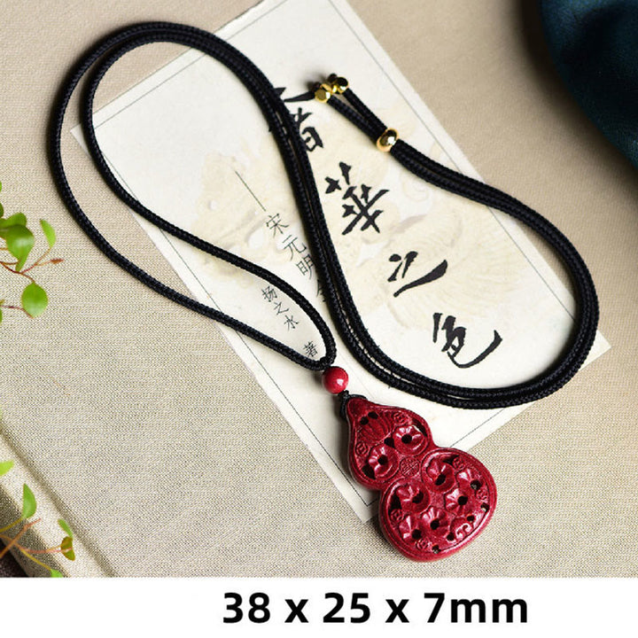 Buddha Stones, Buda sonriente, Yin Yang, calabaza del zodiaco chino, colgante de collar con bendición de cinabrio Natural - image 27