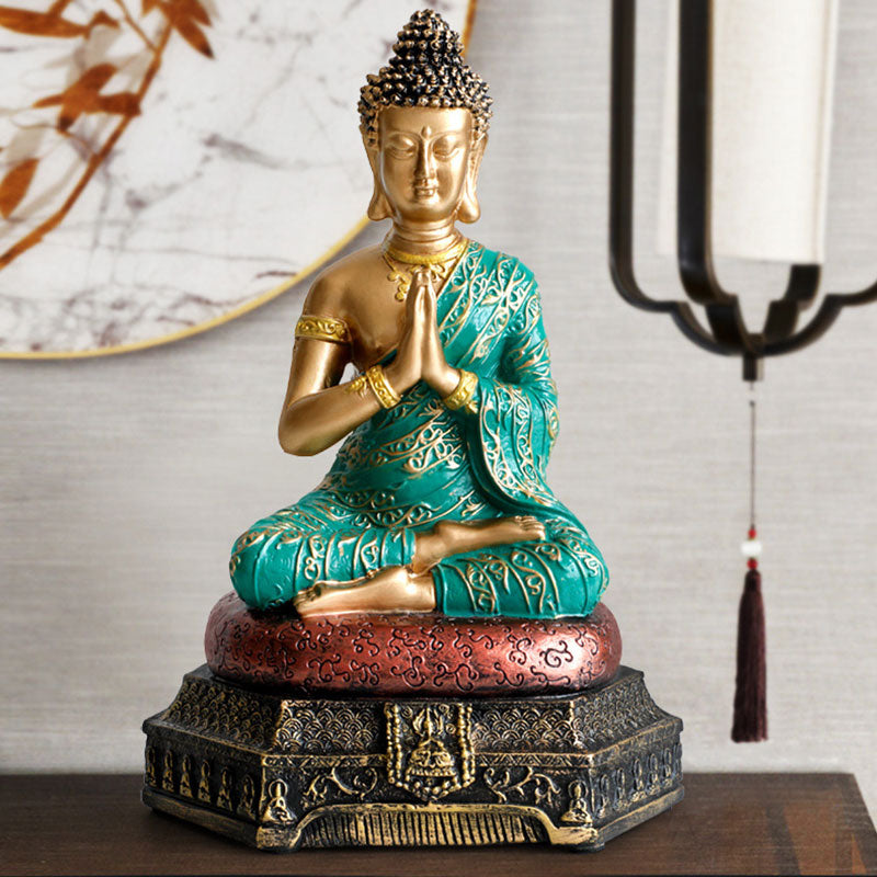 Decoración de estatua de resina de compasión de Buda de Buddha Stones de Buda