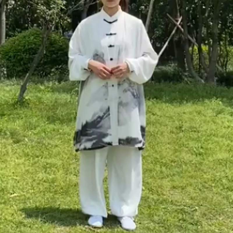 Conjunto de 3 piezas de ropa unisex para práctica de meditación, oración, tai chi, zen y qigong. - image 8