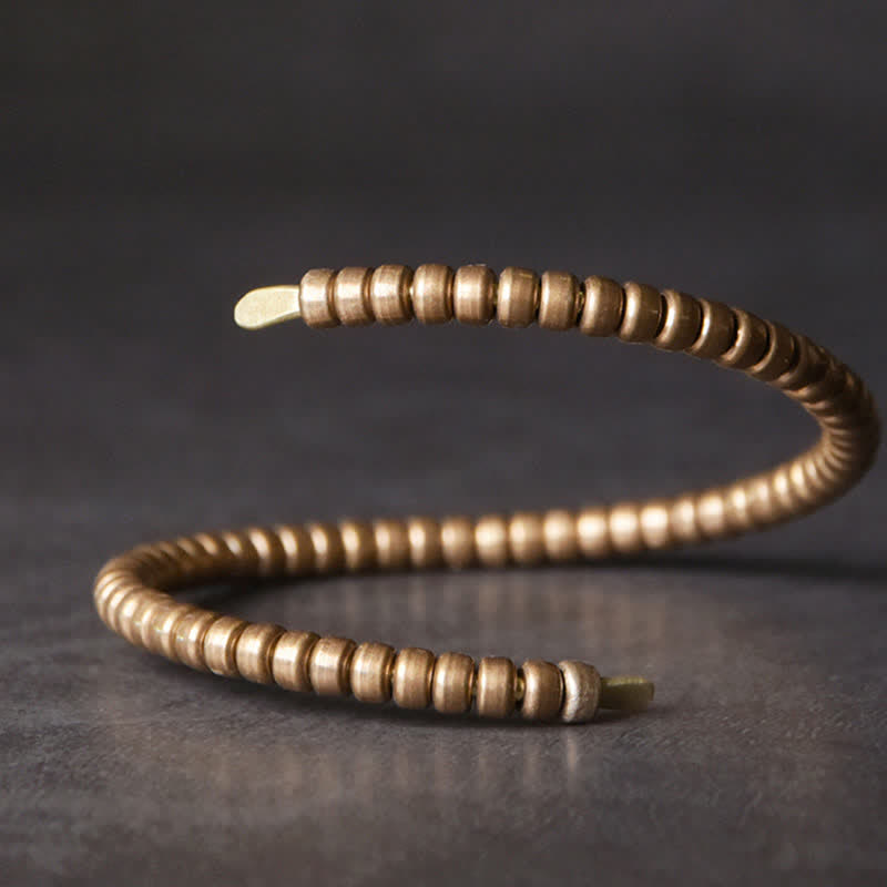 Pulsera ajustable con equilibrio de cobre y diseño vintage de Buddha Stones