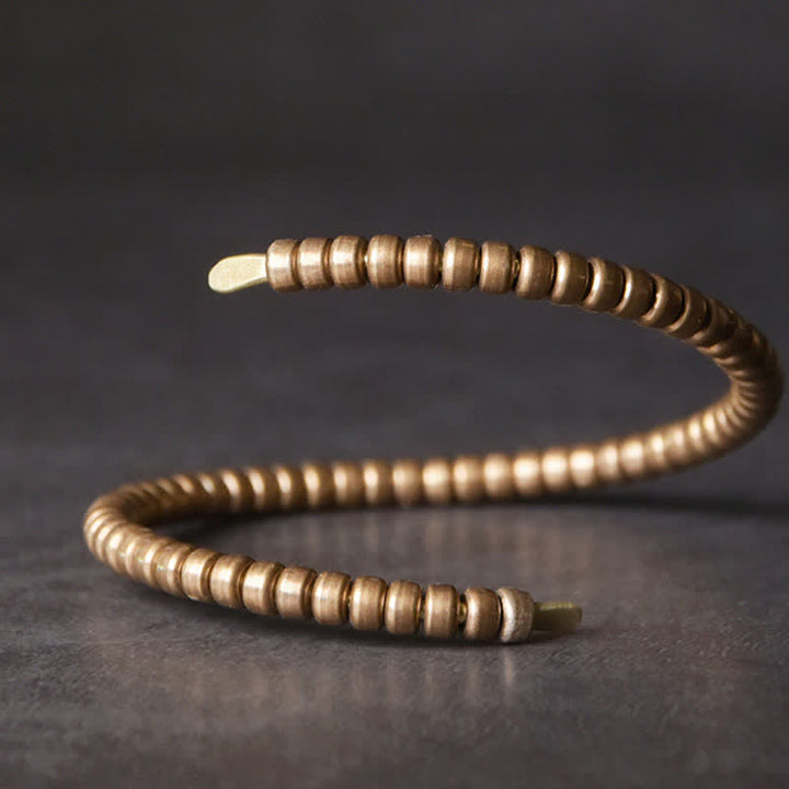 Pulsera ajustable con equilibrio de cobre y diseño vintage de Buddha Stones