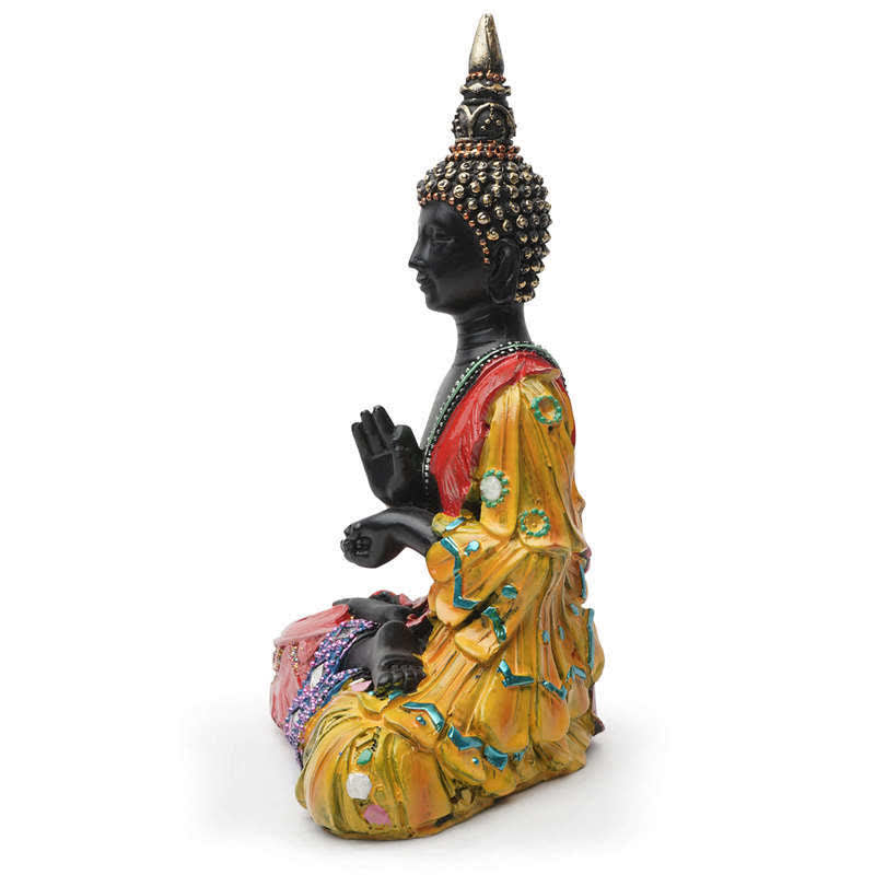 Decoración de estatua de resina de serenidad de Buda tailandés