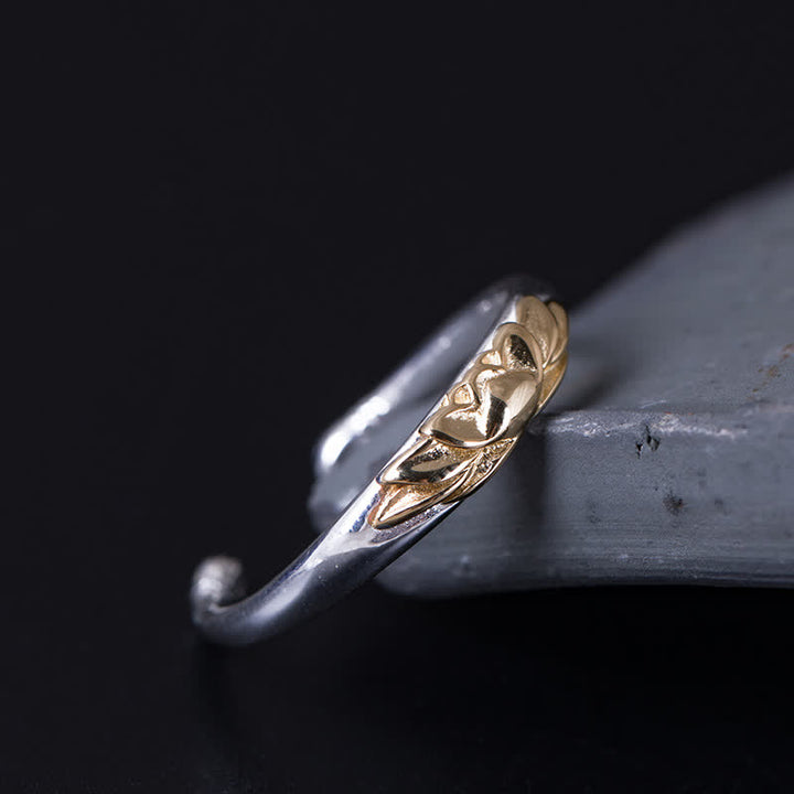 Anillo Nuevo Comienzo de Flor de Loto de Plata de Ley 925 con Buddha Stones - image 2