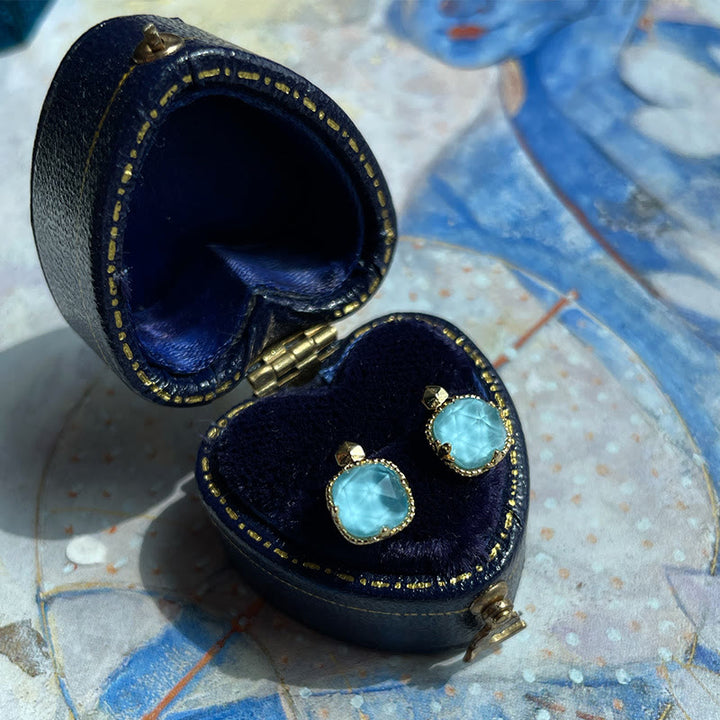 Juego de colgante y collar con anillo de protección chapado en plata de ley 925 con Buddha Stones