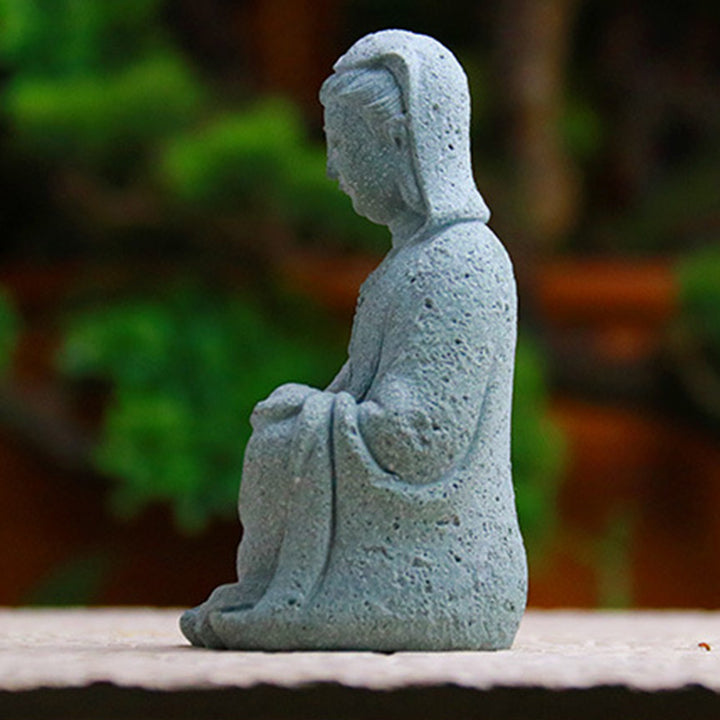 Buddha Stones Estatua de Avalokitesvara Bendición Decoración del hogar