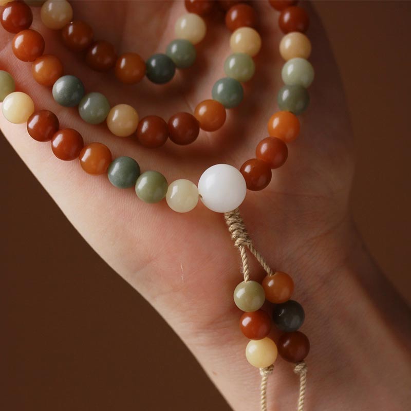 Pulsera de sabiduría de armonía de Mala de semillas de Bodhi de Buddha Stones