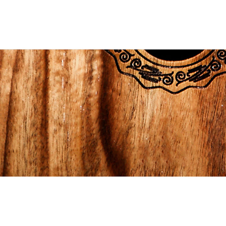 Buddha Stones Kalimba 17 teclas Piano de pulgar madera de caoba Acacia nogal Piano de dedo portátil