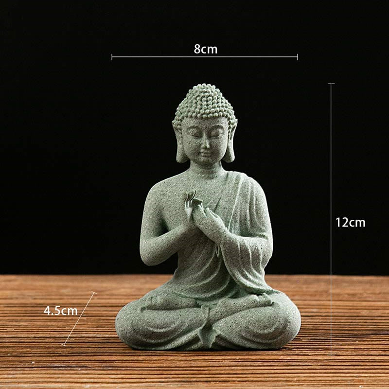 Estatua tibetana de meditación, contemplación, Buda, serenidad, compasión, decoración