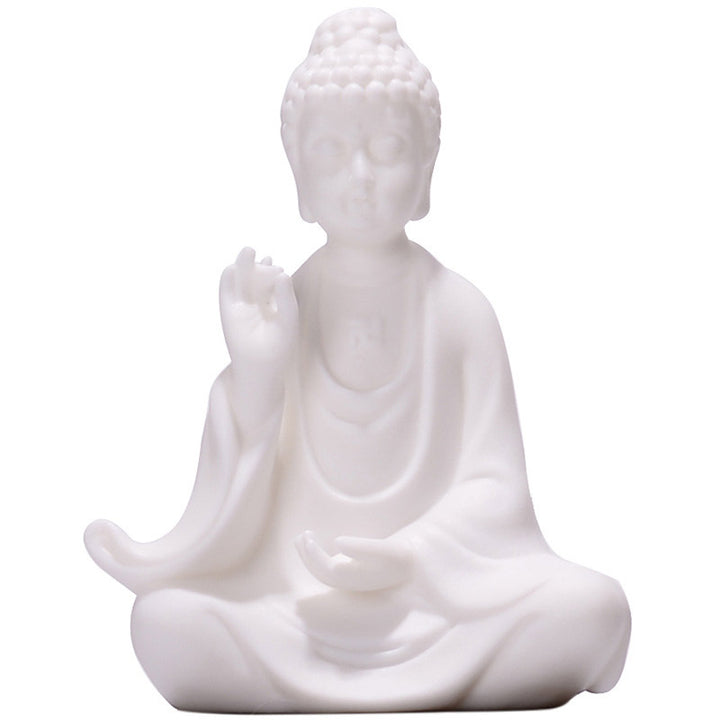 Buda Avalokitesvara Ksitigarbha Bodhisattva Bendición Decoración LED de cerámica
