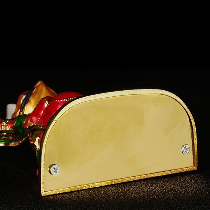 La aleación del pájaro del Tíbet Garuda mantiene los malos espíritus lejos la decoración del hogar - image 5