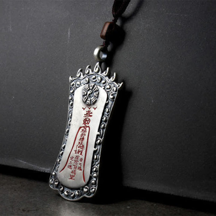 Colgante de collar de equilibrio de cinabrio FengShui Bagua PiXiu - image 4