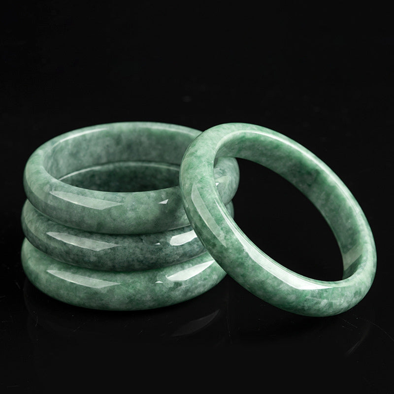 Pulsera de jade natural con Buddha Stones para la suerte y la riqueza