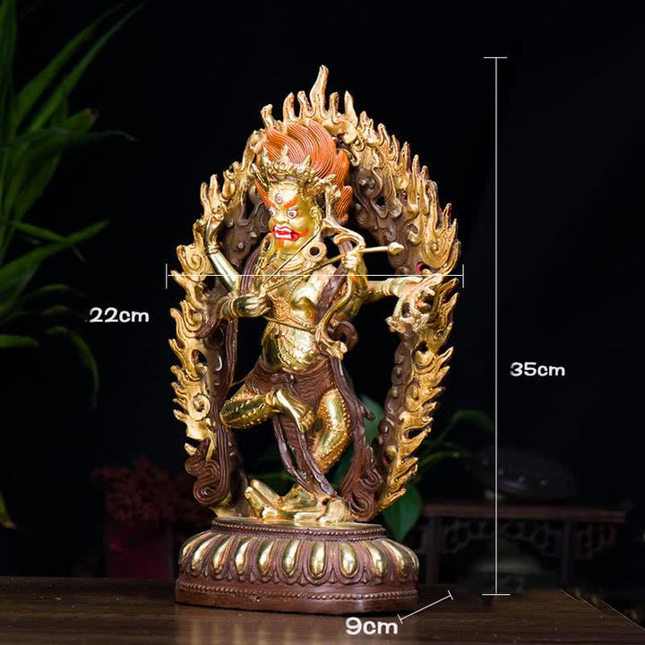 Figura de Buda Kurukulla, estatua de cobre de serenidad, decoración del hogar