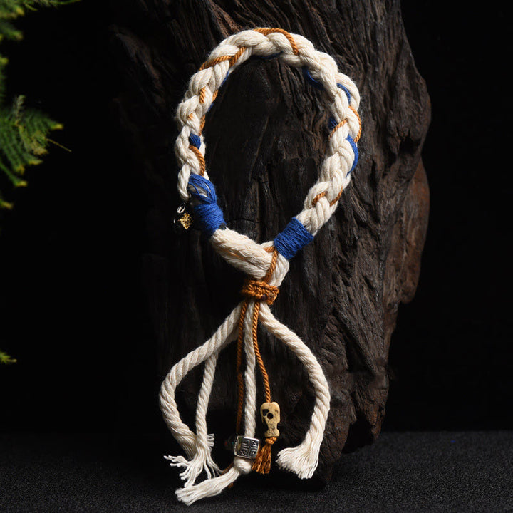 Pulsera de la suerte hecha a mano con Buddha Stones del Tíbet Zakiram diosa de la riqueza Thangka