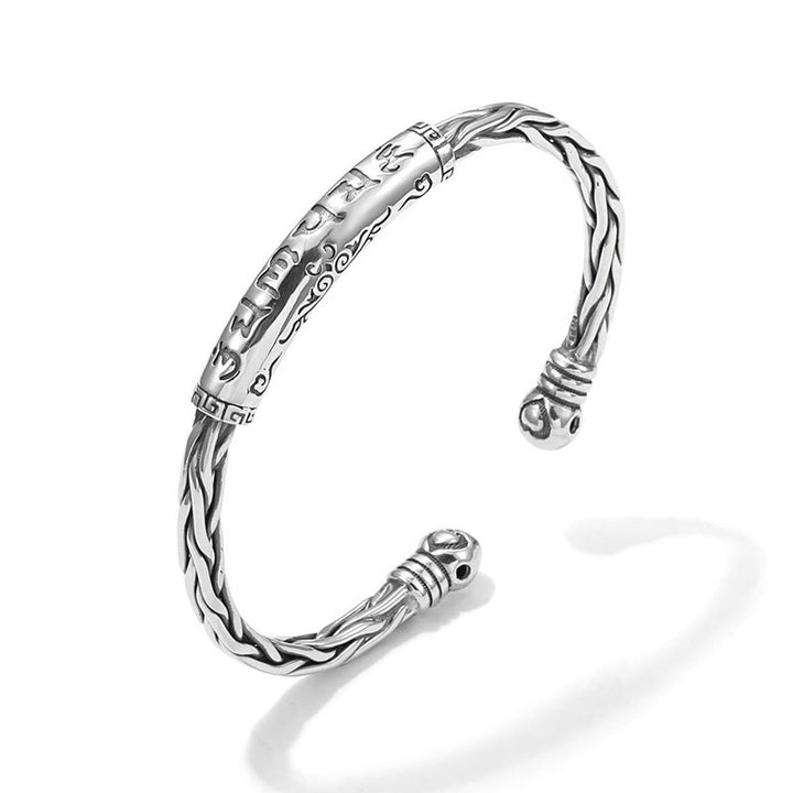 Pulsera con Buddha Stones Tíbet Om Mani Padme Hum grabadas