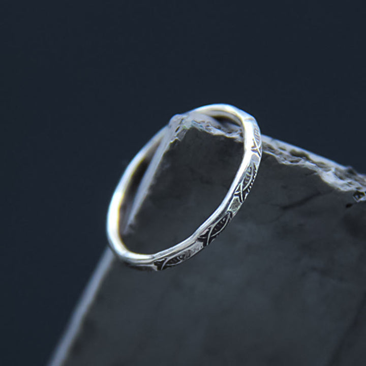 Anillo de plata de ley 925 con Buddha Stones , suerte, pez koi