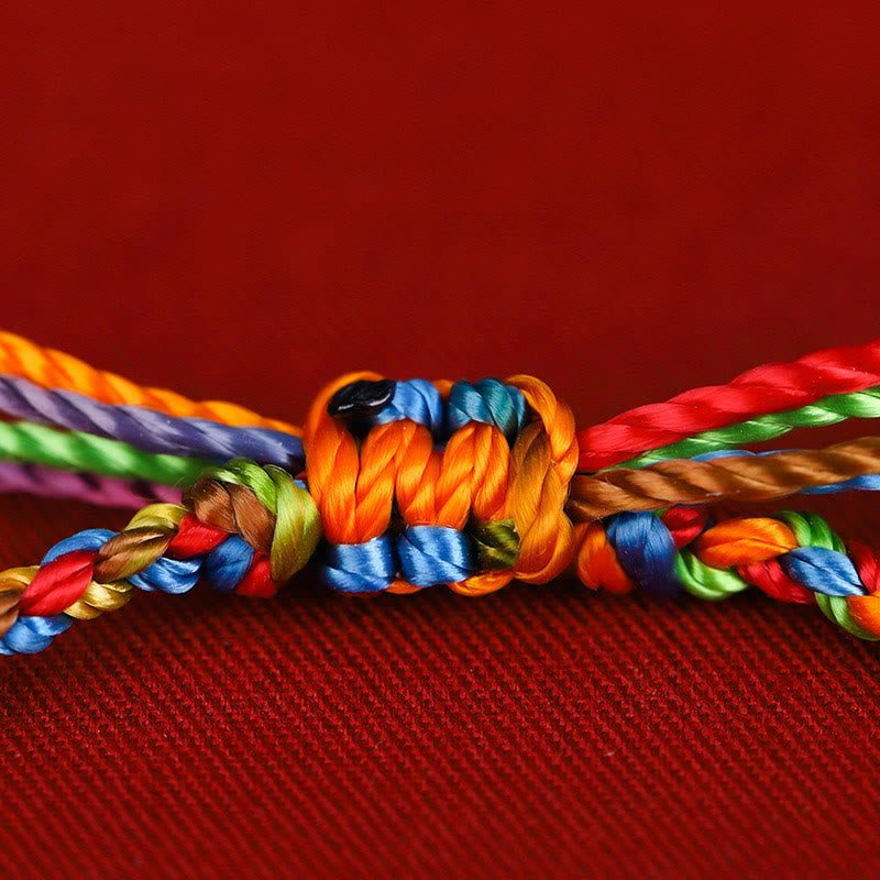 Buddha Stones &quot;Que todos tus deseos se hagan realidad&quot; Pulsera Suerte Multicolor