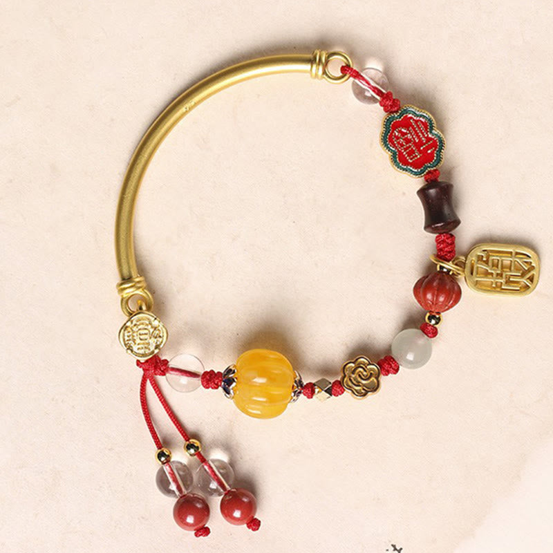 Pulsera tibetana de la suerte de la felicidad de la fortuna de las nubes auspiciosas