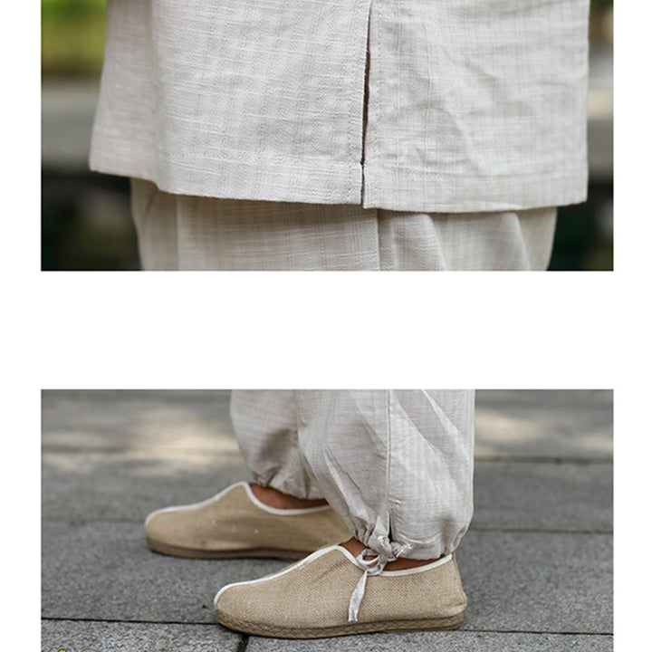 Conjunto de uniforme para hombre, ropa de práctica Zen espiritual, meditación , Buddha Stones