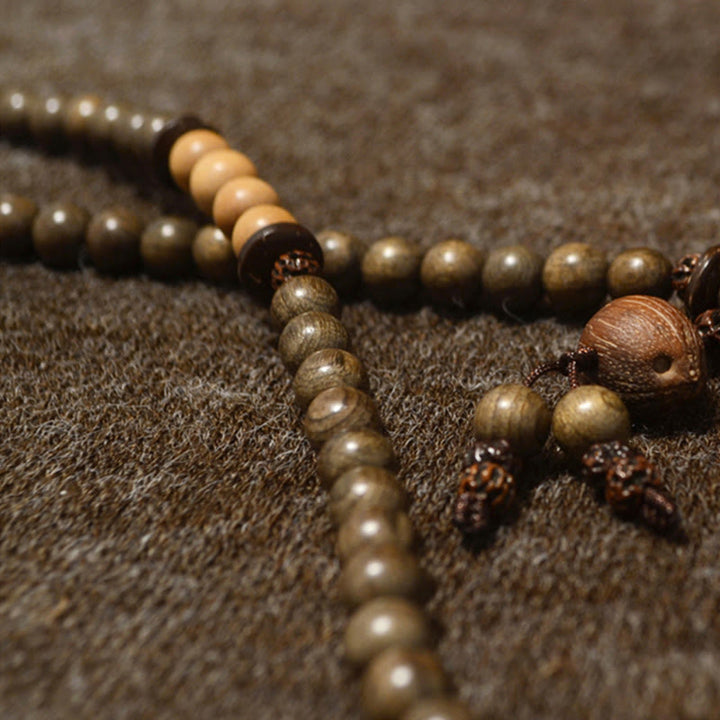 Pulsera Mala con dije de protección de sándalo tibetano - image 13
