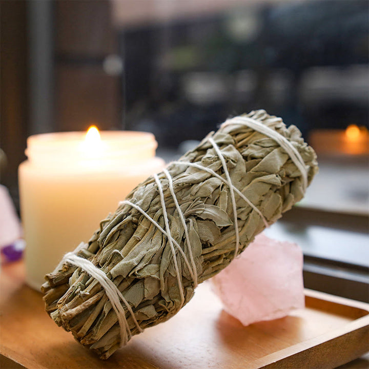 Buddha Stones Smudge Stick para limpieza del hogar, incienso, curación, meditación y rituales de California Smudge Sticks