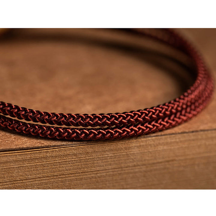Pulsera de hilo rojo trenzado con Buddha Stones , Plata de Ley 925, hecha a mano, zodíaco chino, Buda natal, cian, Bodhi, protección de semillas