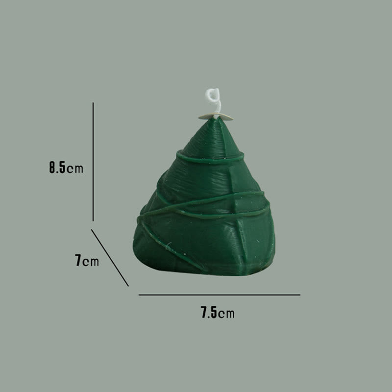 Vela perfumada con patrón Zongzi del Festival del Barco del Dragón de Buddha Stones , regalo para familiares y amigos