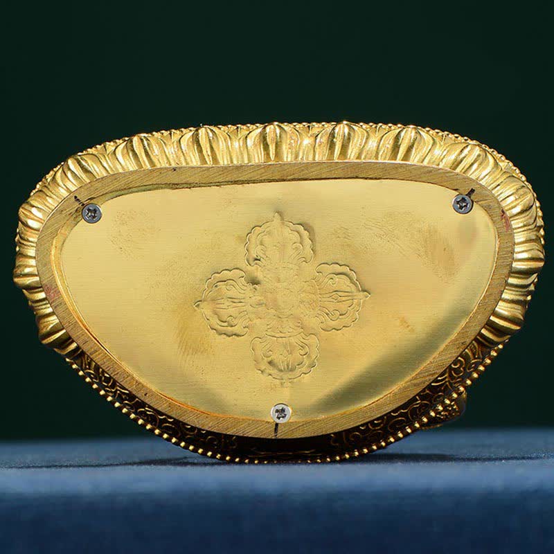 Figura de Buda Shakyamuni, estatua de cobre de iluminación, decoración para el hogar - image 16