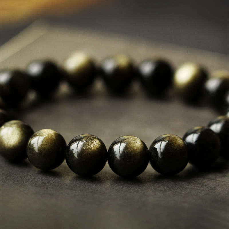 Pulsera de protección de la riqueza, Plata de Ley 925 con Buddha Stones , zodíaco chino, Buda natal, brillo de oro Natural, obsidiana, ámbar