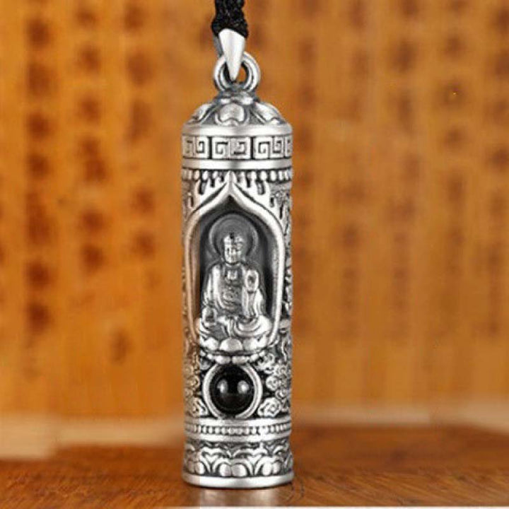 Colgante de collar de prosperidad de proyección de Buda natal del zodiaco chino - Cabra/Mono - image 16