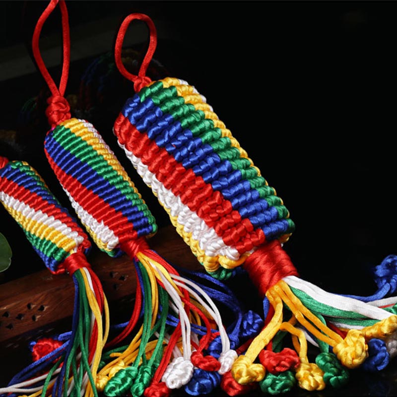 Buddha Stones, bendición tibetana, decoración de nudo Vajra de la suerte