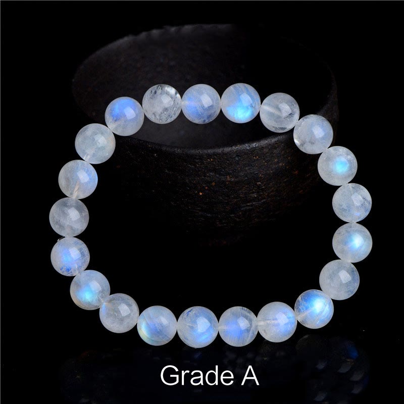 Pulsera de prosperidad de piedra lunar natural de Buddha Stones - image 9