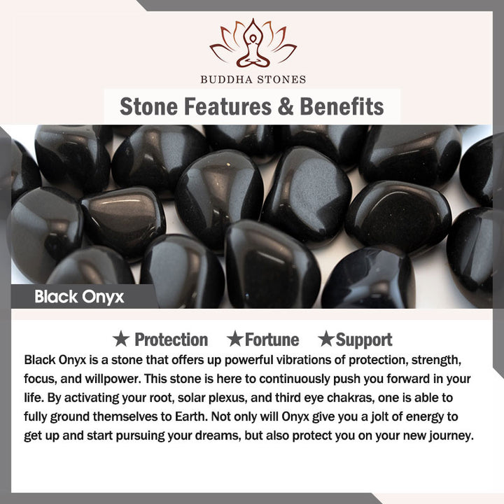 Pulsera de protección con Buddha Stones, 108 cuentas de ónix negro natural, jaspe rojo y turquesa, Mala