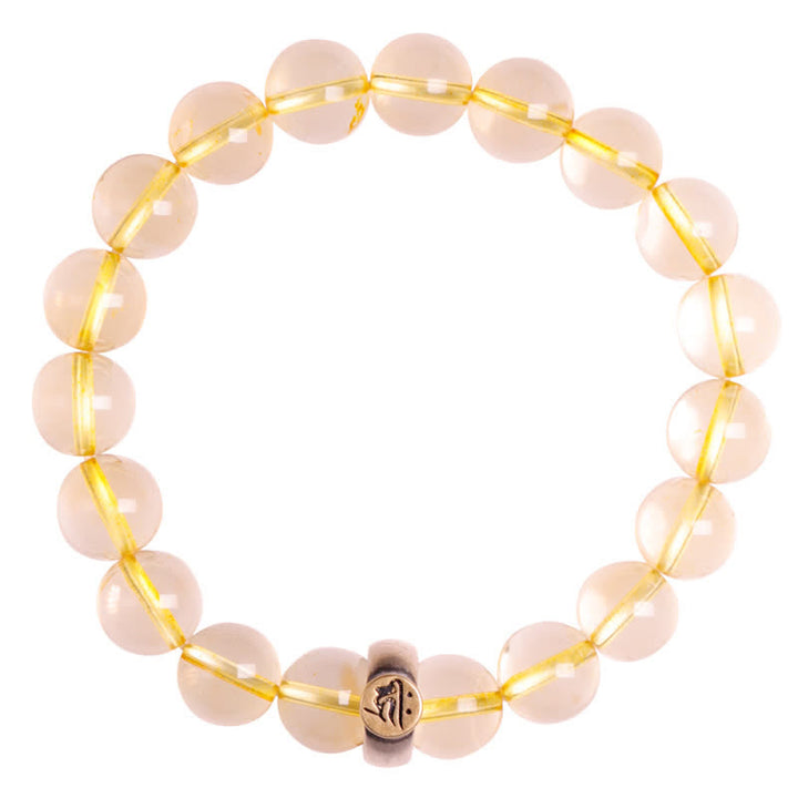 Pulsera de protección de citrino de Buda natal del zodíaco chino de plata de ley 925 - image 19