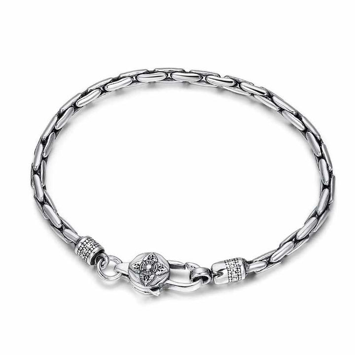 Pulsera de fuerza Buddha Stones de doble Dorje Om Mani Padme Hum de Buda con esvástica Vajra de piedras de Buda