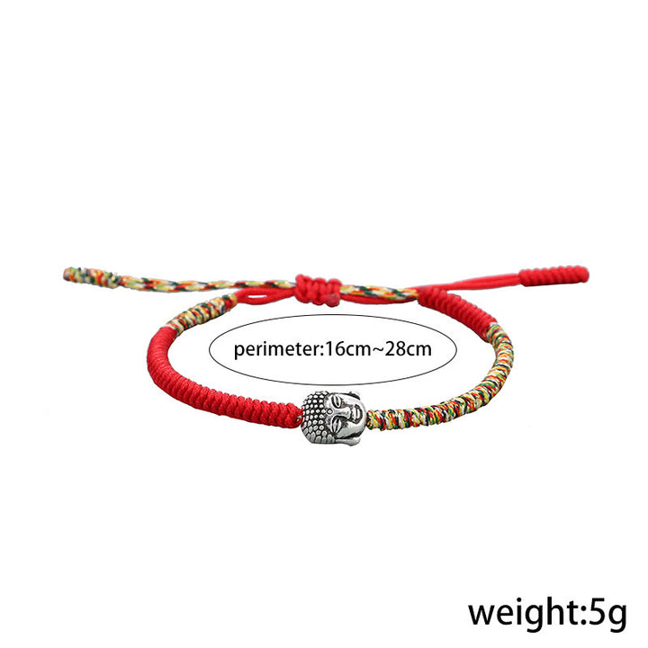 Pulsera de hilo de serenidad de Buddha Stones de Buda