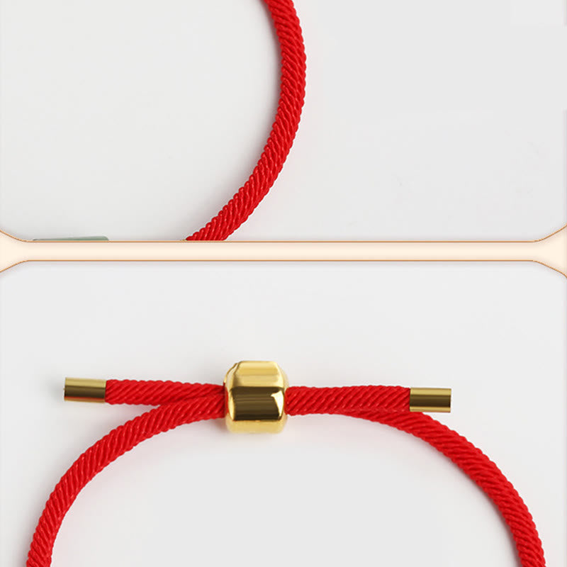 Pulsera de cuerda trenzada hecha a mano con Buddha Stones, Aventurina verde, piedra roja, malaquita, protección de la suerte, Tíbet