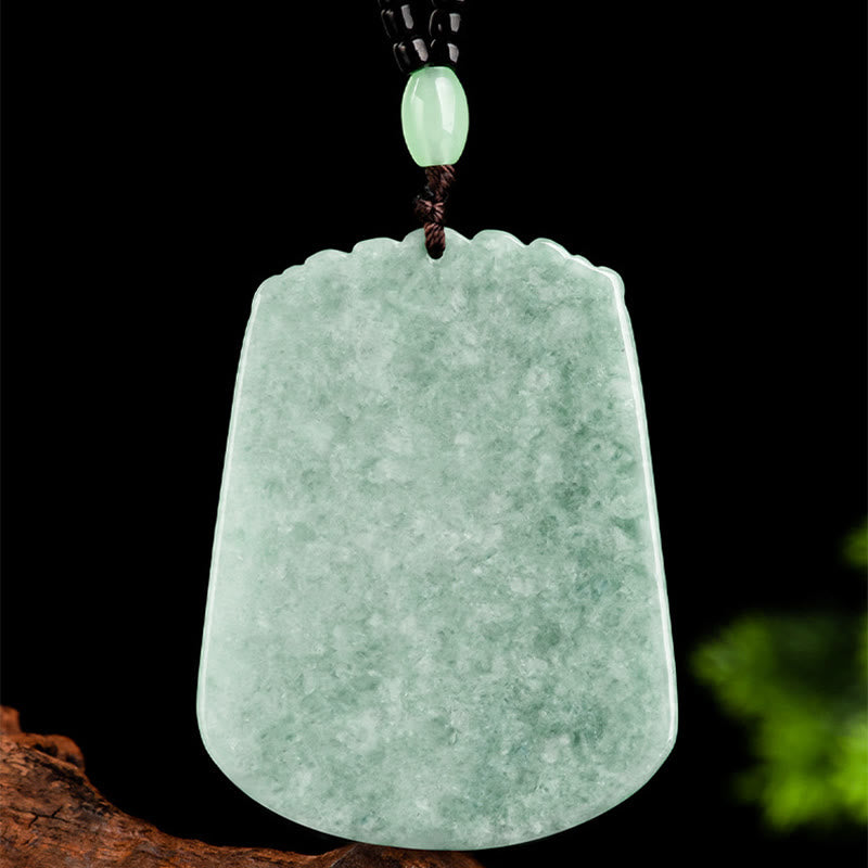 Buddha Stones Año del Dragón Dragón del Zodíaco Chino Colgante de Cadena de Cuentas de Protección de Jade