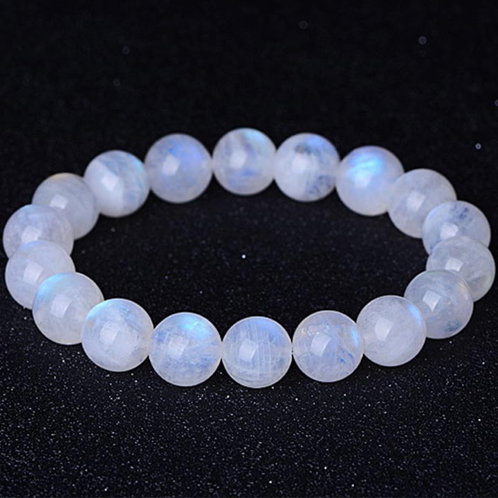 Pulsera de prosperidad de piedra lunar natural de Buddha Stones - image 5