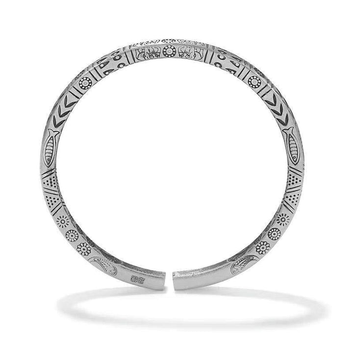 Brazalete con Buddha Stones , pez Koi, elefante, tótem del sol, suerte y riqueza