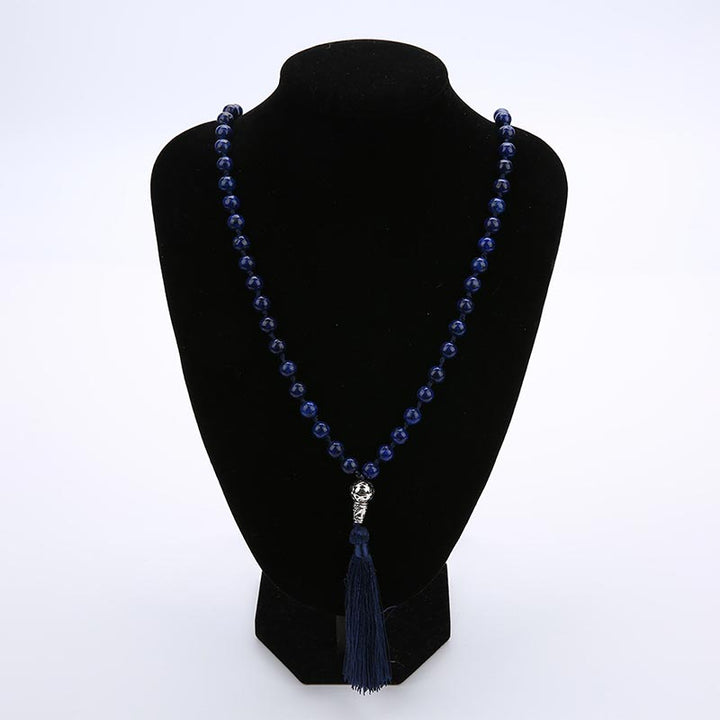 Collar de meditación y yoga con 108 cuentas de Mala