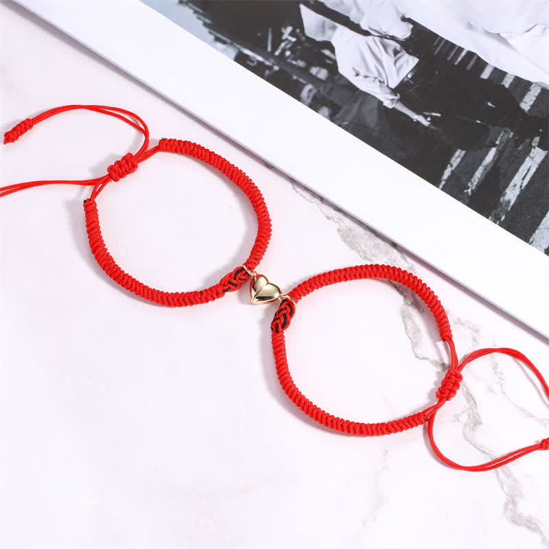 Pulsera de cuerda de protección con nudo chino de la suerte tibetana, Buddha Stones , 2 uds.