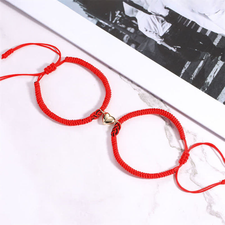 Pulsera de cuerda de protección con nudo chino de la suerte tibetana, Buddha Stones , 2 uds.