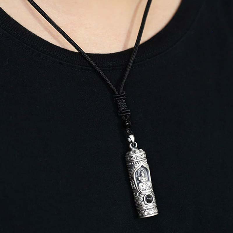 Colgante de collar de prosperidad de proyección de Buda natal del zodiaco chino - image 2
