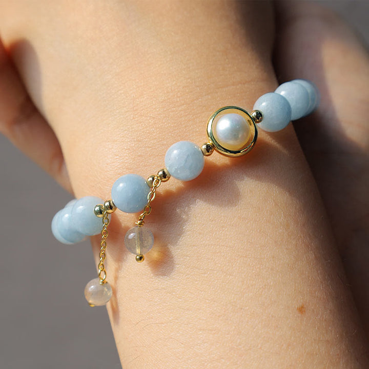 Pulsera con dijes de cuentas de Buddha Stones