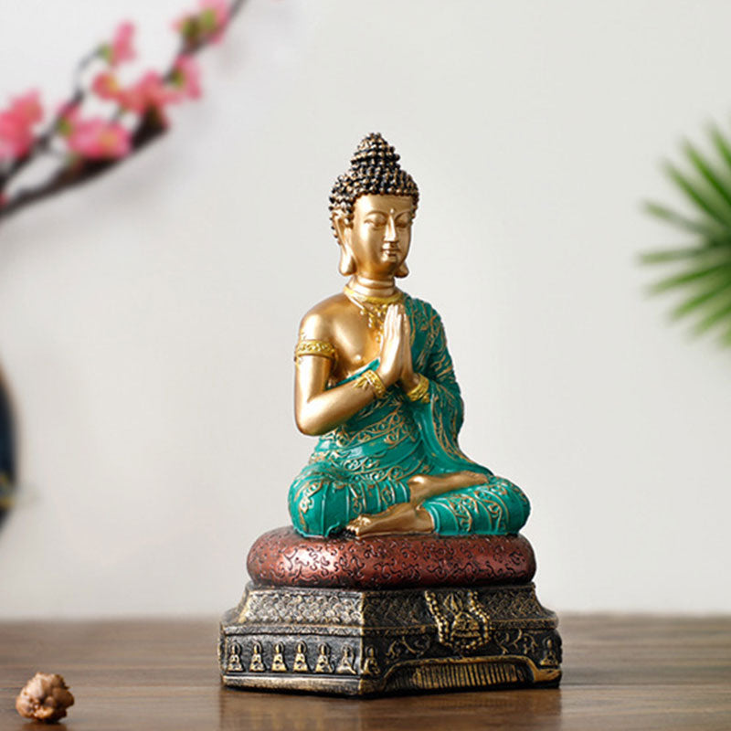 Decoración de estatua de resina de compasión de Buda de Buddha Stones de Buda