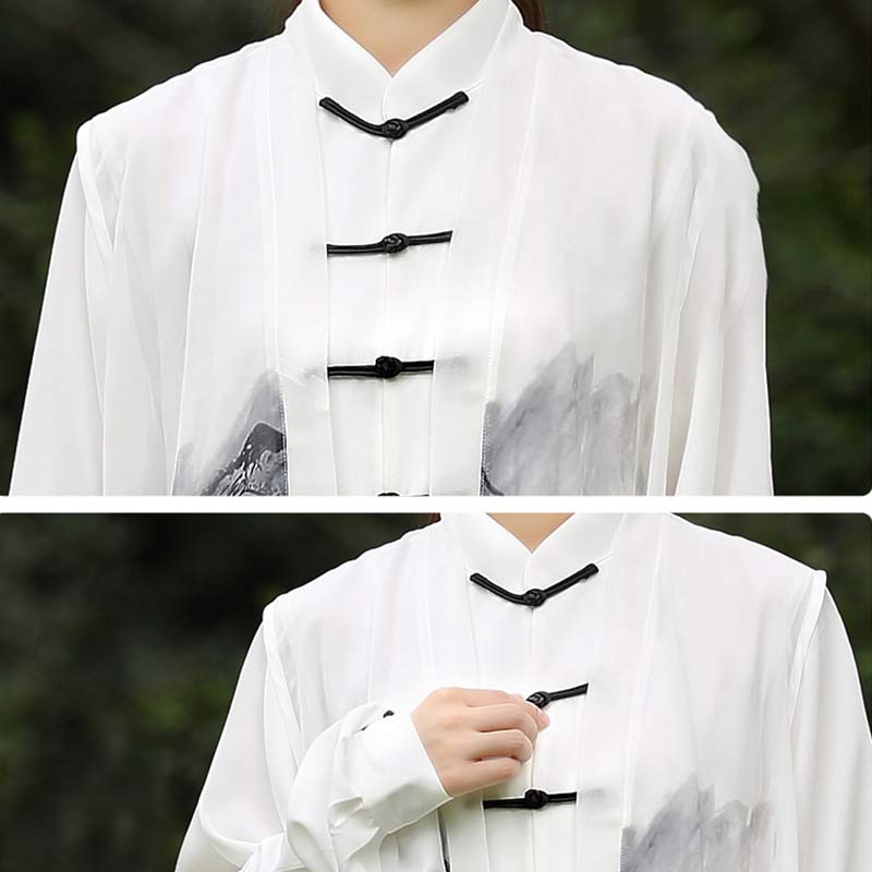 Conjunto de 3 piezas de ropa unisex para práctica de meditación, oración, tai chi, zen y qigong. - image 12