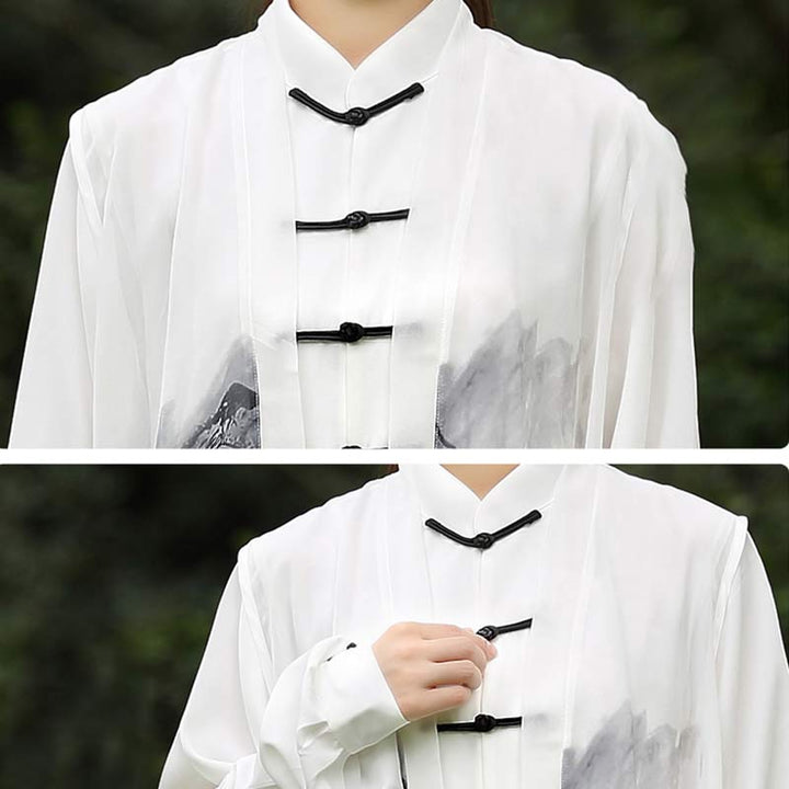 Conjunto de 3 piezas de ropa unisex para práctica de meditación, oración, tai chi, zen y qigong. - image 12