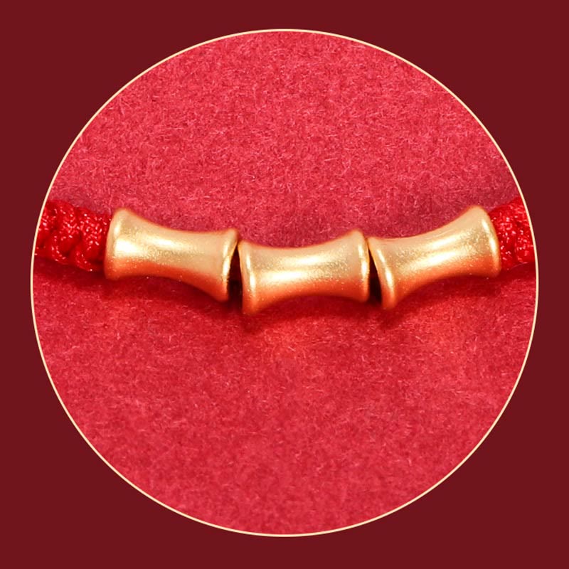 Pulsera trenzada de la suerte con diseño de bambú de plata de ley 925 con Buddha Stones - image 5